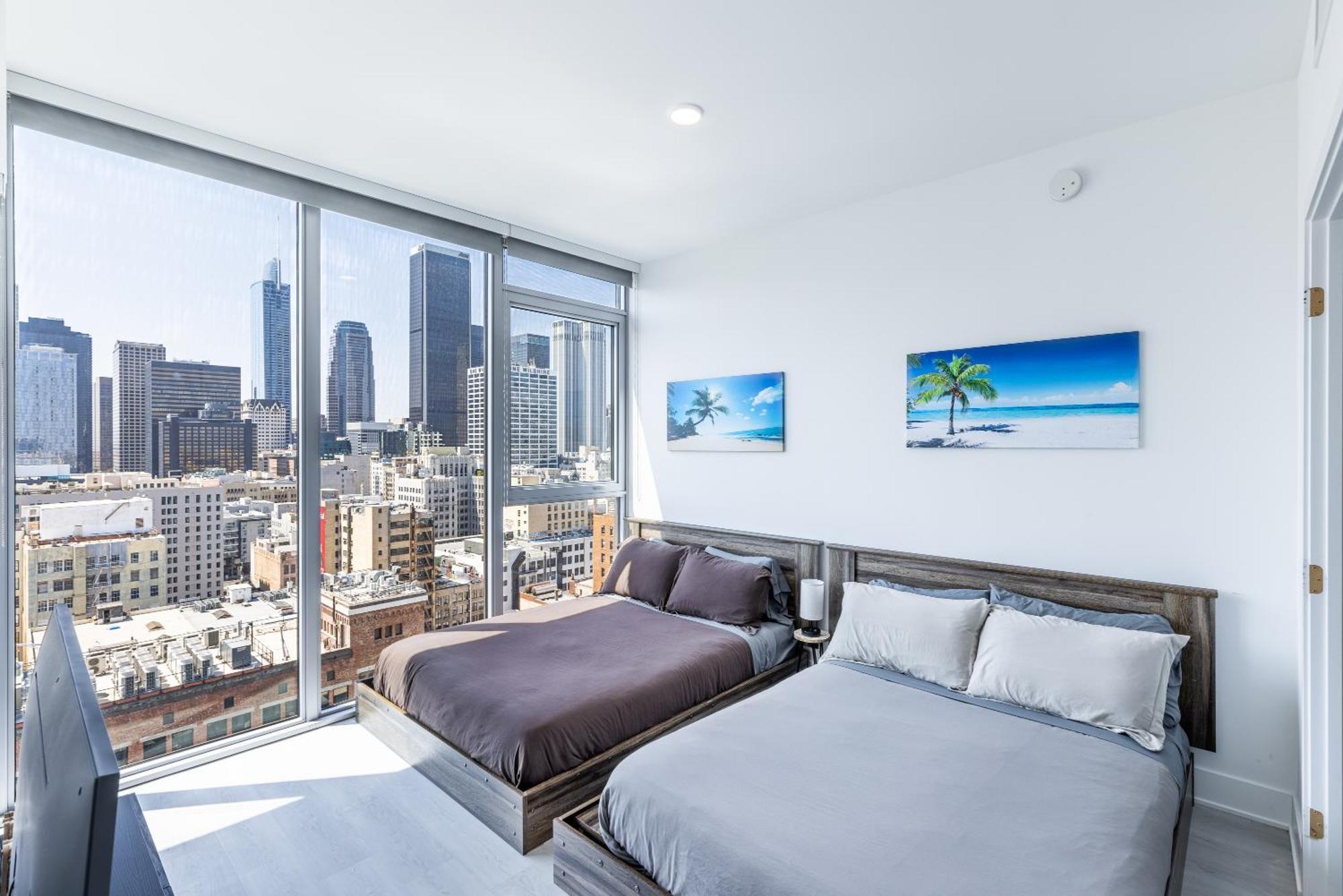 Top Floor High Rise 3 Bed Dtla Skyscraper Penthouse Los Angeles Eksteriør billede